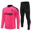 Chelsea Trainings Sweatshirt Quarter-zip 2024-25 Roze - Kids